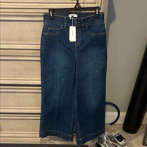 SPANX Dark Blue Wide Leg Jeans